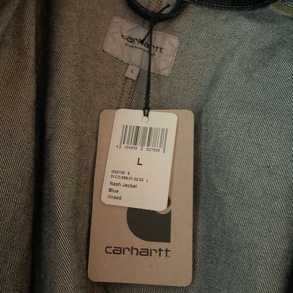 Carhartt WIP Nash Denim Jacket Size Large - Picture 3 of 7
